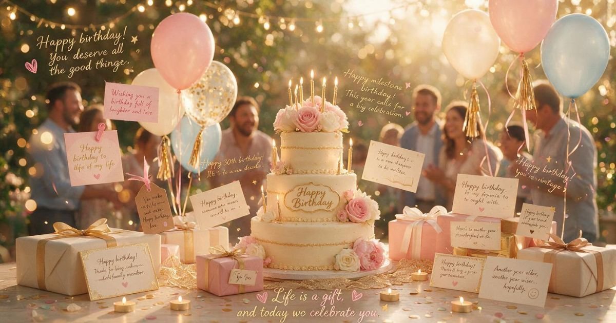 133 Heartfelt Birthday Wishes for Anyone in Your Life