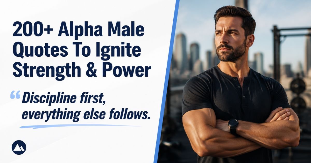 200+ Alpha Male Quotes To Ignite Strength & Power (2026 Edition)