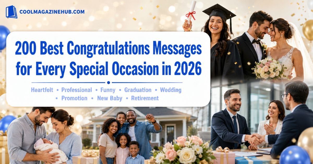 200 Best Congratulations Messages for Every Special Occasion in 2026