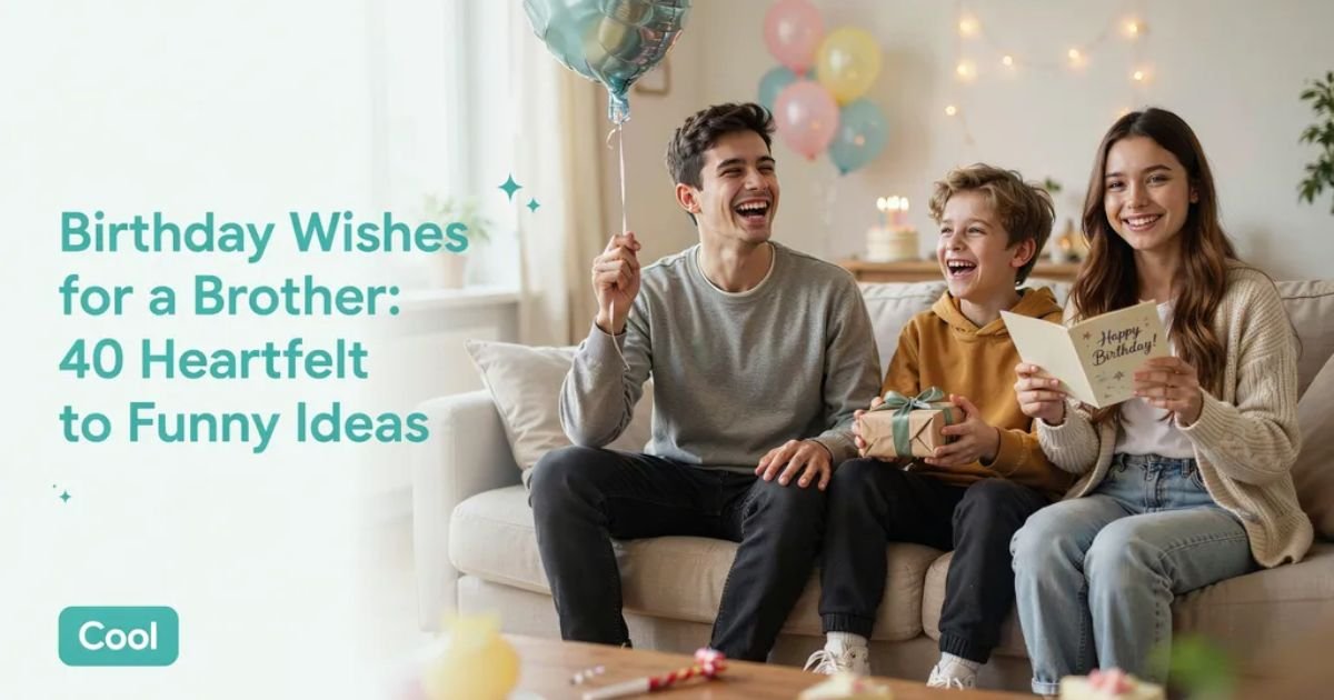 Birthday Wishes for a Brother: 40 Heartfelt to Funny Ideas