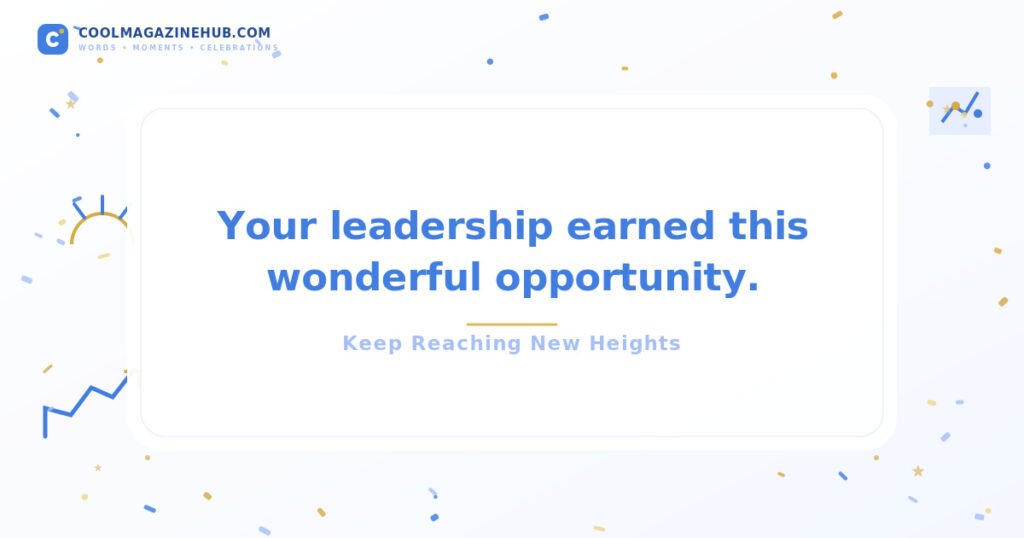 Congratulations Messages for Promotion