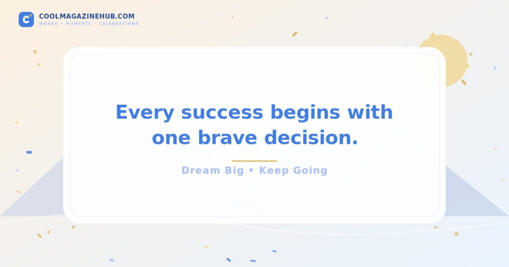 Inspirational Congratulations Messages