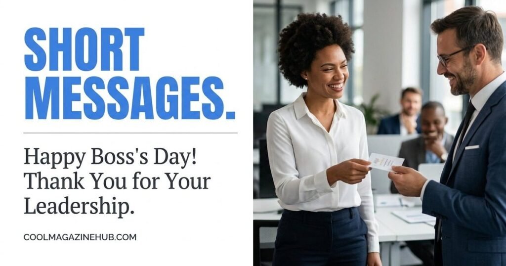 Short Boss's Day Messages