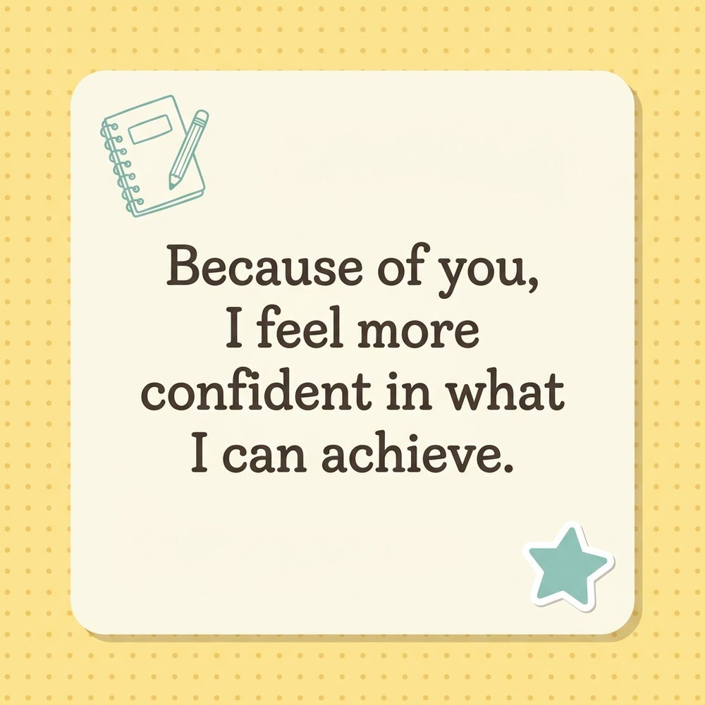 Teacher Appreciation Card Messages from Students