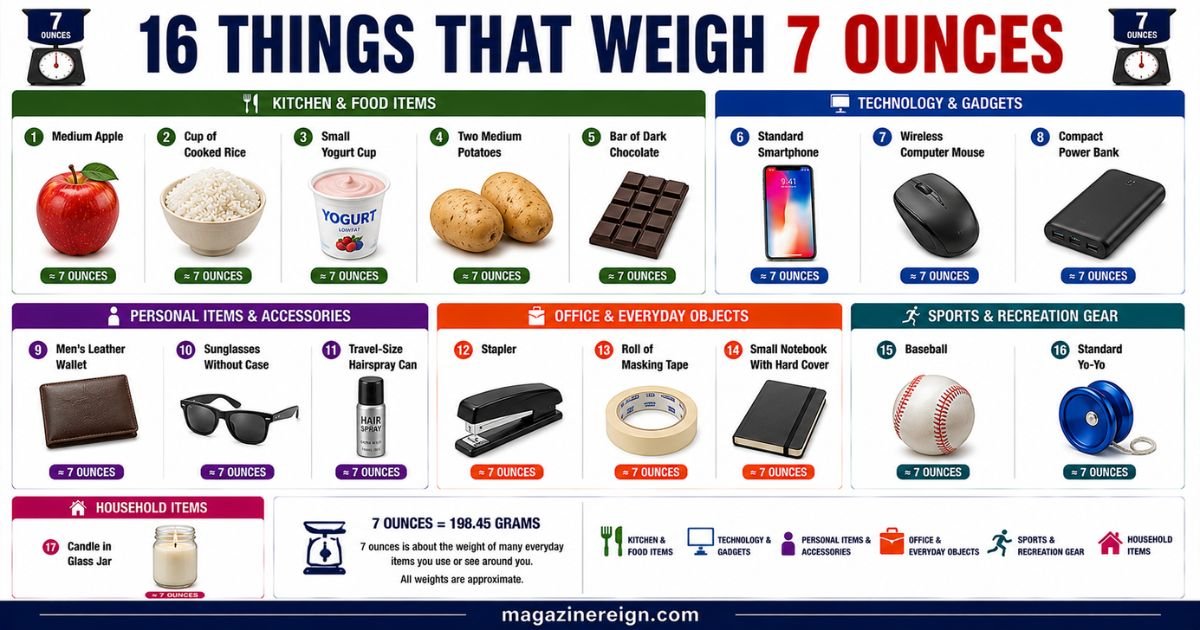 16 Things That Weigh 7 Ounces (Everyday Examples), 2026