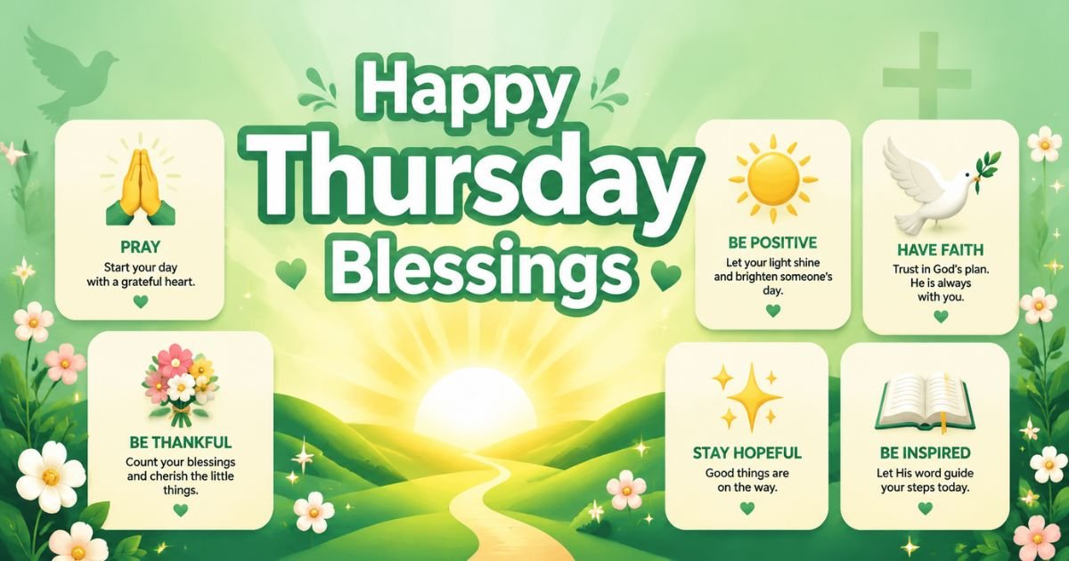 570+ Happy Thursday Blessings Images, Quotes, and Prayers