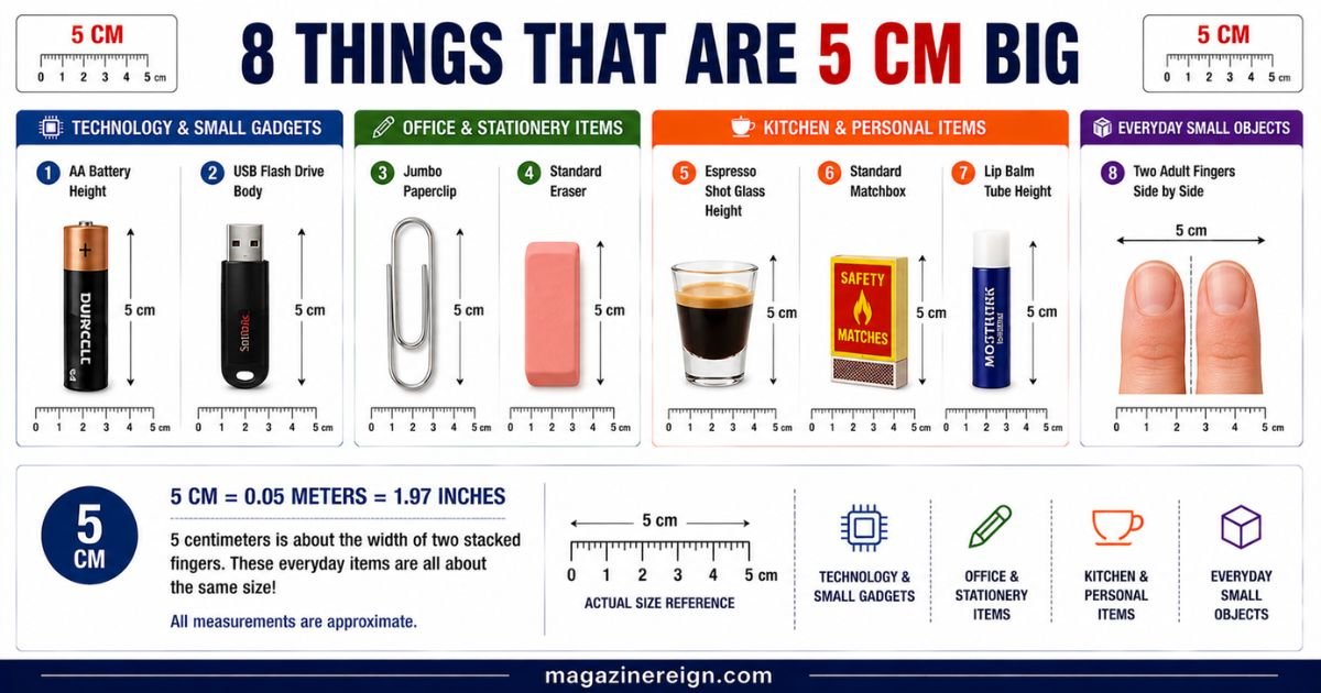 8 Common Things That Are 5 CM Big (With Real-Life Examples)