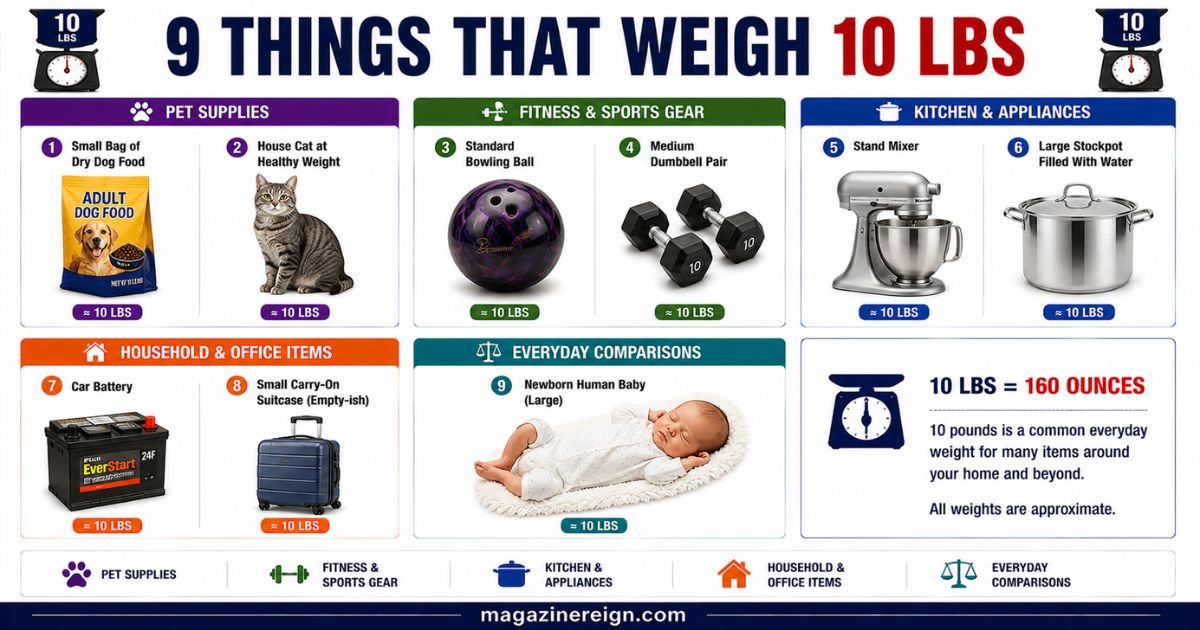 9 Things That Weigh 10 LBS (Everyday Examples), 2026