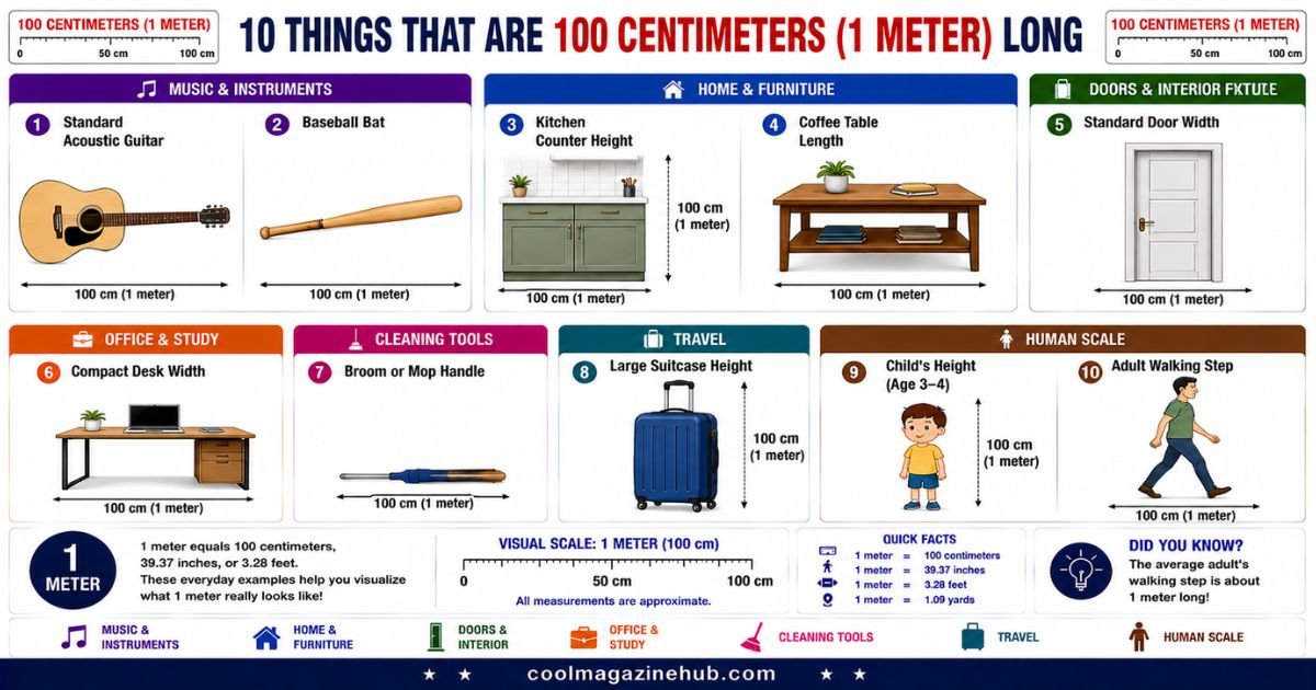 How Many Centimeters In A Meter (With Everyday Examples)
